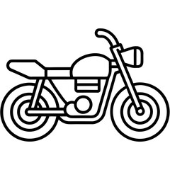 motorcycle icon vector