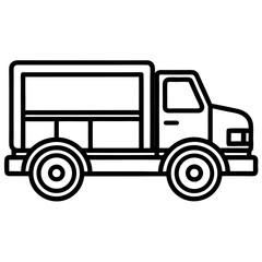 vector truck icon