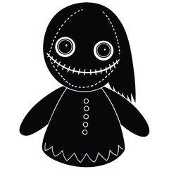 creepy doll with stitched mouth © sunil chandra roy