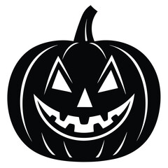 jack o lantern with sinister grin