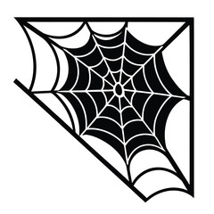 spider web in corner