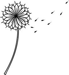 One Line Art Fish Swimming