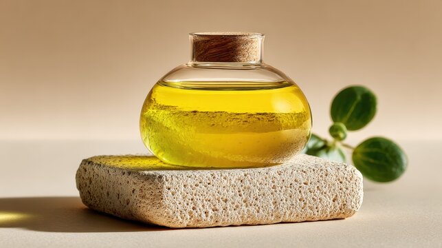 Hands of a Brazilian trapiche owner showcasing artisanal cacha&ccedil;a in a serene setting