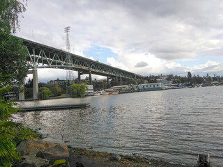 bridge over the river