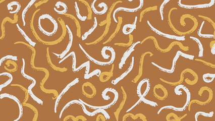 Playful abstract brown background