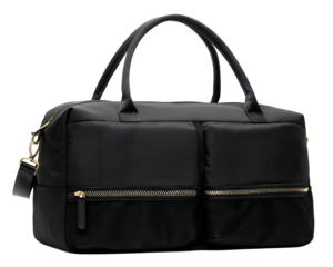 Mesh sports bag with a spacious main compartment and ventilated shoe pocket