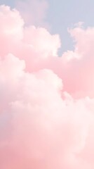 Soft cloudy is gradient pastel abstract sky background in sweet color.