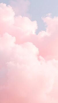 Soft cloudy is gradient pastel abstract sky background in sweet color.
