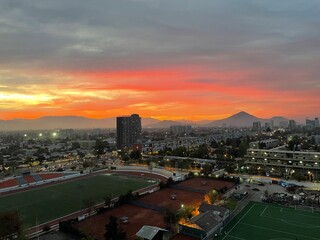 cielo ardiente