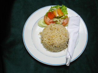 fried rice with chicken