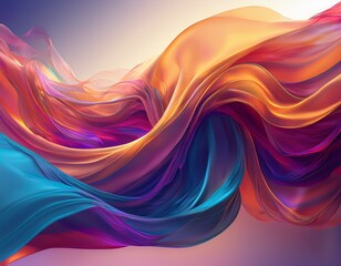 abstract flowing fabric