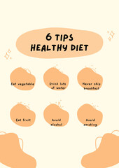 Discover six essential tips for a healthy diet to improve your overall well being and nutrition
