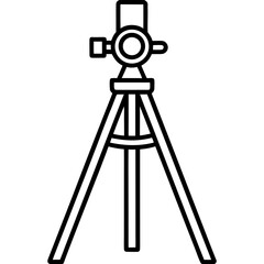 survey tripod icon