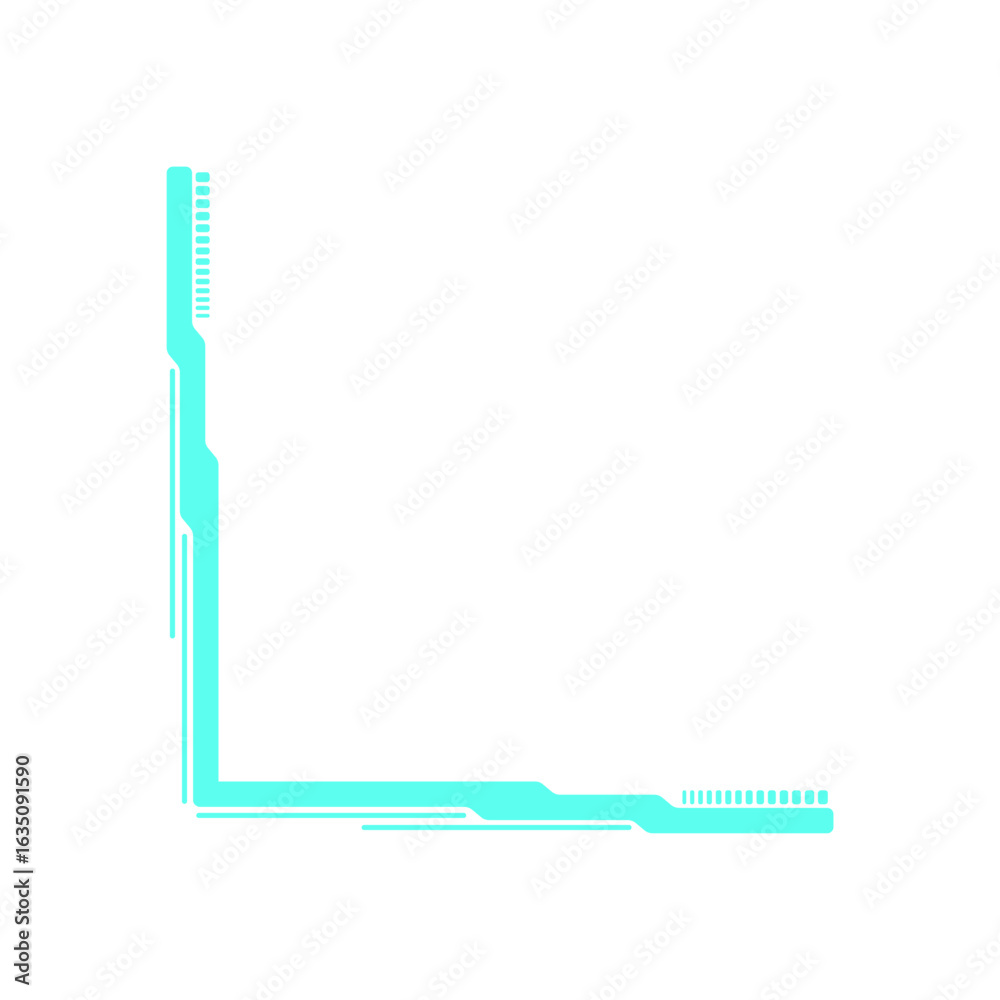 Canvas Prints y2k retro hud frame. abstract modern icon with geometric shape. digital element, aesthetic frame, co