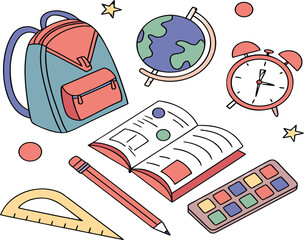 back to school icons