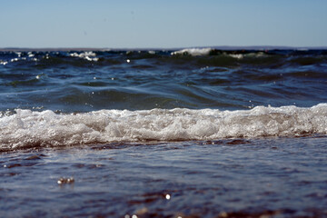 sea waves on the beach