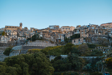 Blue Sky And Sunny Day Over Badolato, Italy