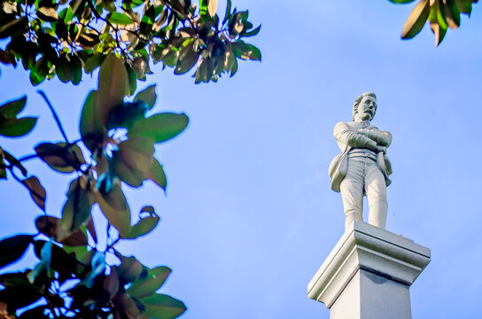 Confederate monument in Lee Square in Pensacola Florida