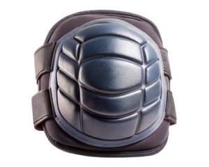 Protective knee pad isolated on transparent background