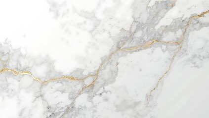 Obraz premium An elegant white marble texture with gold veins creating a luxurious and sophisticated background design
