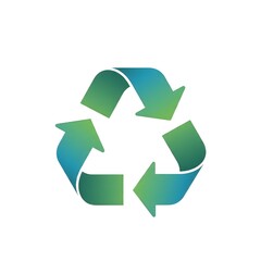 Obraz premium green recycle symbol