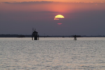 TRAMONTO IN LAGUNA VENETA