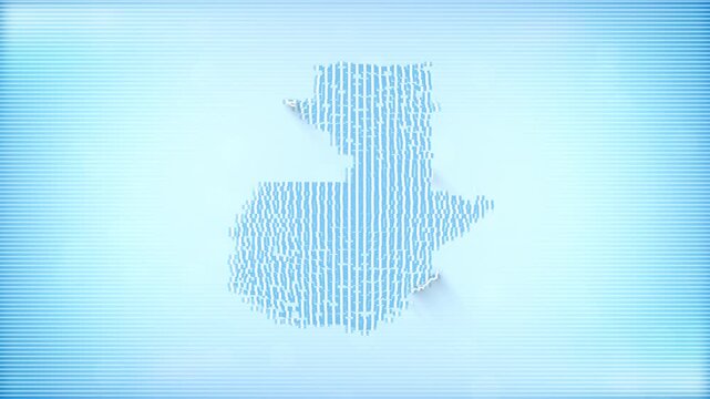 Guatemala Flags zooming in and Forming the country border map intro which is useful for news, political events, sports intros and presentation.