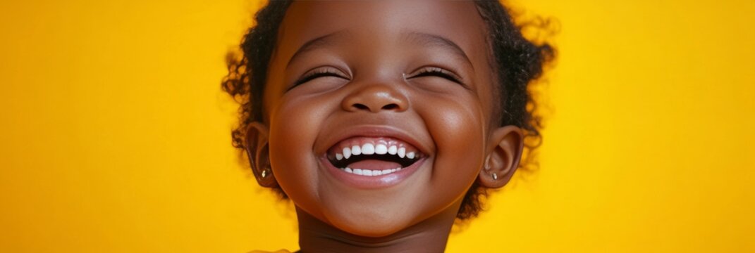 Happy young boy with a hearty laugh. A joyful smile and carefree expression. - Powered by Adobe