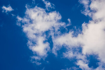 blue sky and clouds