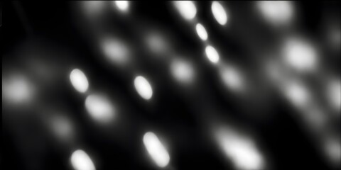 Abstract fractal light waves motion design background, a looping black and white animation with silk texture and blur.