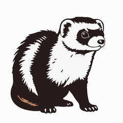 Cinnamon Ferret Animal Icon