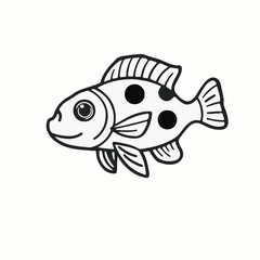 Chiton Animal Icon - Black