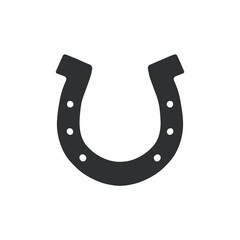 horseshoe isolated on white background