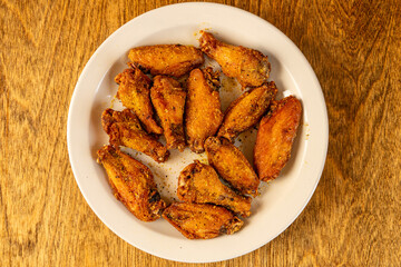 chicken wings on a plate