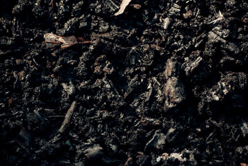 background of black and white sand