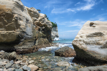 Naklejka premium 茨城県高萩市 高戸小浜海岸 