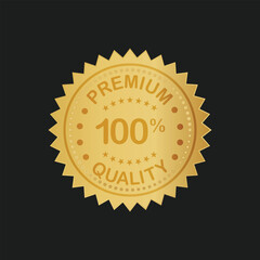 Best seller sticker label gold badge laurel