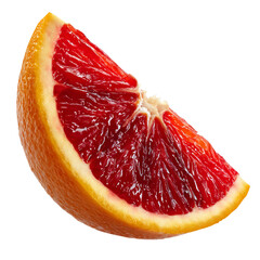 Blood Orange Slice: A vibrant and juicy slice of blood orange, displaying its unique reddish flesh and refreshing zest, showcasing nature's delicious artistry.