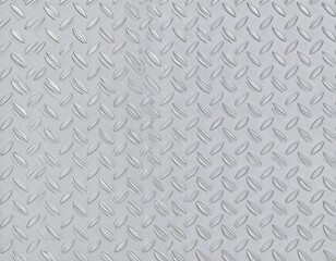 Gray diamond-patterned metal plate