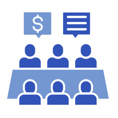 Budget Committee  Icon Element For Design