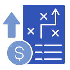 Expenditure Plan  Icon Element For Design