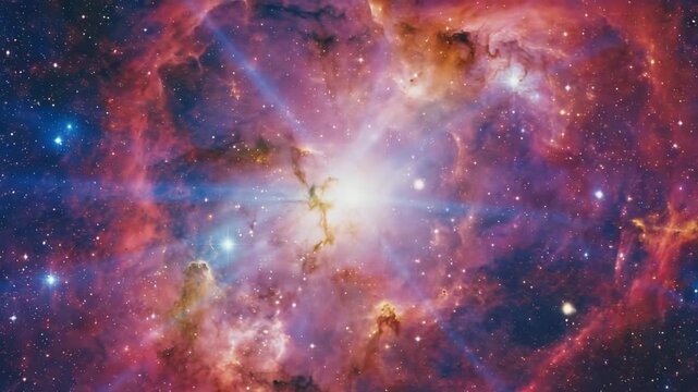 Eta Carinae Nebula expanding in outer space
