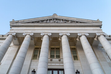 State of Connecticut Superior Court at 121 Elm Street in downtown New Haven, Connecticut, USA. 
