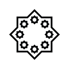Islamic Hexagon ornament icon