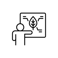 Farm education outline icons, minimalist vector illustration ,simple transparent graphic element .Isolated on white background