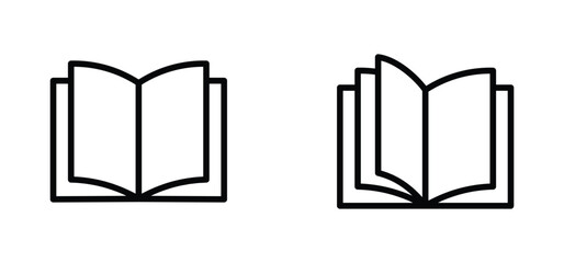 book icon vector	