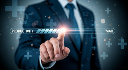 Productivity business progress success work efficiency management strategy performance growth max goal