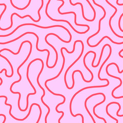 abstract seamless pattern, hand drawing lines patterns