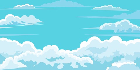 winter landscape vector illustration