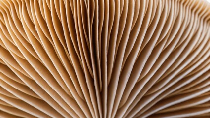 Close-Up of Gills with Unique Patterns and Intricate Textures